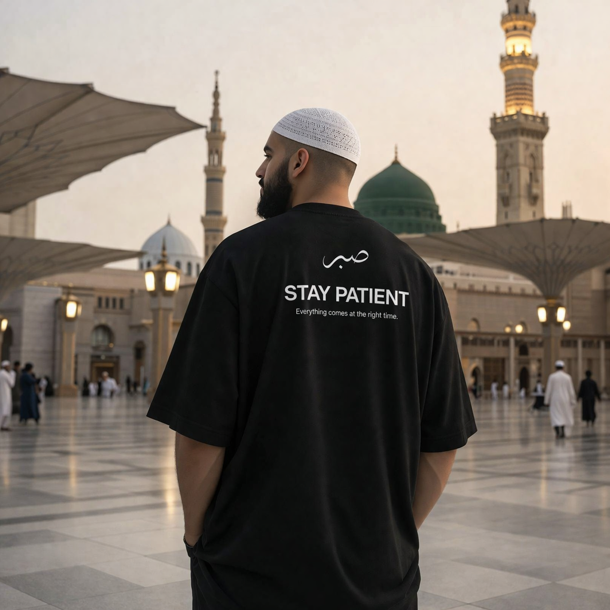 Oversize T-Shirt  Stay patient